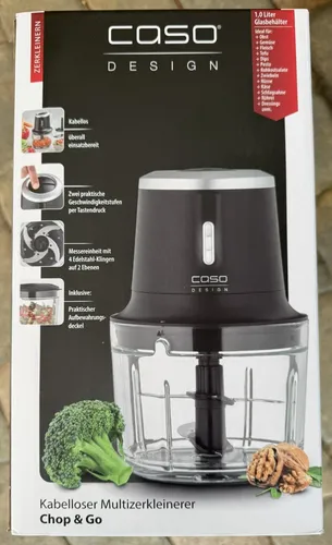 Caso Design Universalzerkleinerer Chop Go in silber von CASO