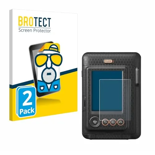 BROTECT Entspiegelungs-Schutzfolie für Fujifilm Instax Mini LiPlay (2 Stück) Matte Displayschutz-Folie, Anti-Reflex, Anti-Fingerprint