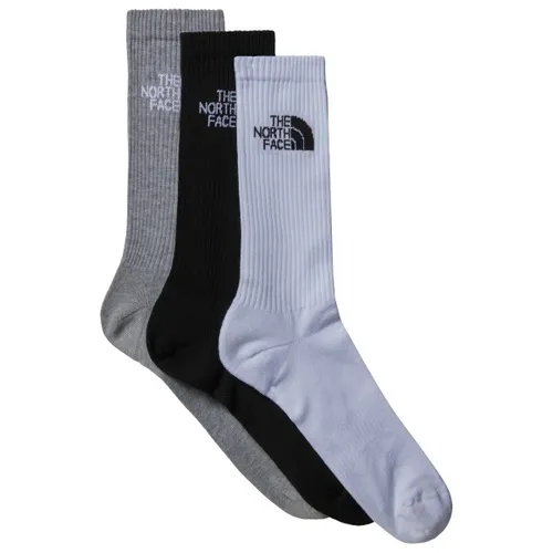 The North Face - Multi Sport Cush Crew Socks 3-Pack - Multifunktionssocken Unisex S | EU 38-40 grau
