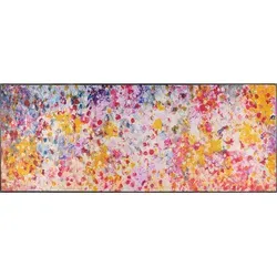 wash+dry Fußmatte Wild Summer 75x190cm in pink von wash+dry