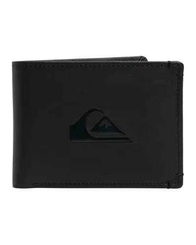 Quiksilver™ New Miss Dollar - Bi-Fold Leather Wallet - Zweifach faltbares Portemonnaie aus Leder - Männer - L - Schwarz