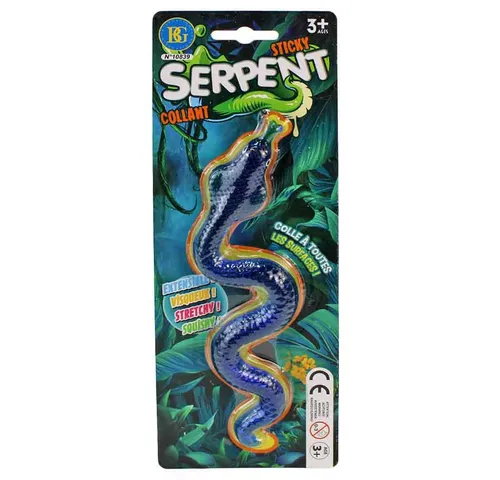 B&G INTERNATIONAL Actionfigur Gummi Schlange klebend - ca. 23 cm, (1-tlg)