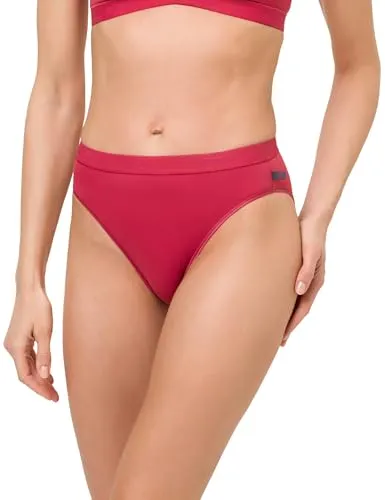 BeeDees Damen Slip Microfun Tai dunkelrot | 44 in rot von BeeDees