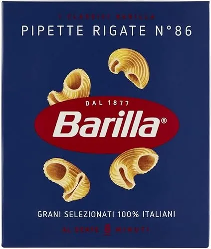 Pasta Barilla Pipette Rigate Nr. 86 Italienisch Nudeln 500g Pack
