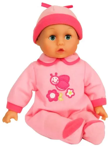 Bayer Design 93007 - Baby Puppe mit Sound, 30 cm