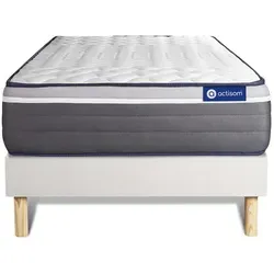 Actisom Bett, Weiß, Holz, H4, Höhe ca. 26 cm, 90x200 cm, Oeko-Tex® Standard 100, Schlafzimmer, Betten