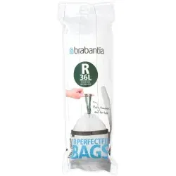 Brabantia (R) Müllbeutel, 36 Liter 11 56 22 , 1 Rolle à 10 Stück