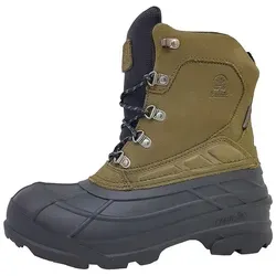 Kamik Fargo 2 Herren Boots in Grün, Größe 43 - Wanderschuhe mit robustem Leder-Obermaterial, ideal für Outdoor-Abenteuer und lange Wanderungen.