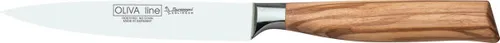 Burgvogel Spickmesser 12 cm mit Olivenholzgriff - Spickmesser in Premiumqualität, ideal zum Schneiden und Dekorieren von Obst und Gemüse. Klinge aus rostfreiem Stahl, ergonomischer Griff aus Olivenholz für besten Komfort.