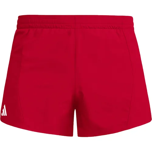 adidas Herren Laufshort Adizero E Shorts in rot von adidas
