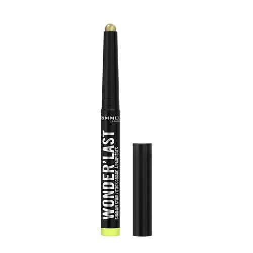 Produktbild Rimmel Wonder'Last 008 Galactic Green Lidschattenstift, lebendige und wirkungsvolle Farbe, einfach aufzutragen, angenehme Textur, ultra-cremige Formel, vegane Formel, 1,64 g