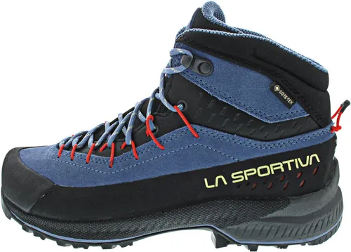 LA SPORTIVA TX4 Evo Mid GTX Damen Kletterschuhe - Wasserdichte Wanderschuhe mit GORE-TEX, ideal für technische Zustiege und Kletterpassagen. Maximale Stabilität und Grip dank Vibram® MegaGrip und patentierter Zwischensohle.