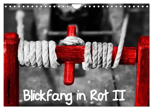 Angelika Kimmig | Blickfang in Rot - Wandkalender 2026 - Kunstvoller Wandkalender mit 14 Seiten, ideal für kreative Akzente in Ihrem Raum. Entdecken Sie die faszinierende Welt der Farben und Formen!