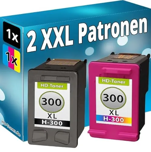 Inkadoo 2X Refill Druckerpatronen kompatibel für HP 300 XL F2492 F2493 F4200 F4210 F4213 F4224
