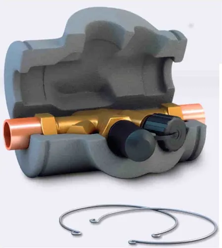 Zirkulationsventil DN 20 Isolierung