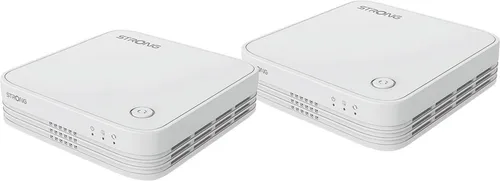 Strong ATRIA Wi-Fi Mesh Home Kit 1200v2 Weiss - Dual-Band WLAN Repeater & Access Point, bis zu 1200 MBit/s, flächendeckendes WLAN ohne Funklöcher