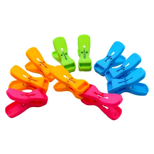 EDUPLAY 110351 Universalklammern Kunststoff, 10-teilig (1 Set)