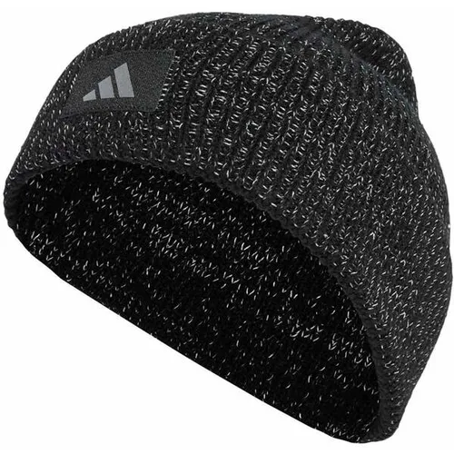 adidas Unisex RUNxCLIMAWARM Beanie, Black/Reflective Silver, M - Jagdsport - Beanie mit CLIMAWARM Technologie für optimale Wärme und Komfort in kalten Bedingungen.