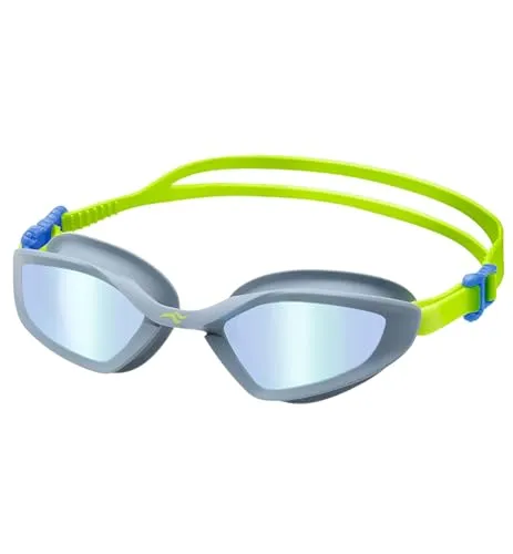 Aqua Speed Raven Schwimmbrille | Triathlon & Schwimmen | Erwachsene | Verspiegelt, UV-Schutz, Antibeschlag | Verstellbares Silikonband | Mikrofaser & Schutzhülle | Raven 04 Gelb