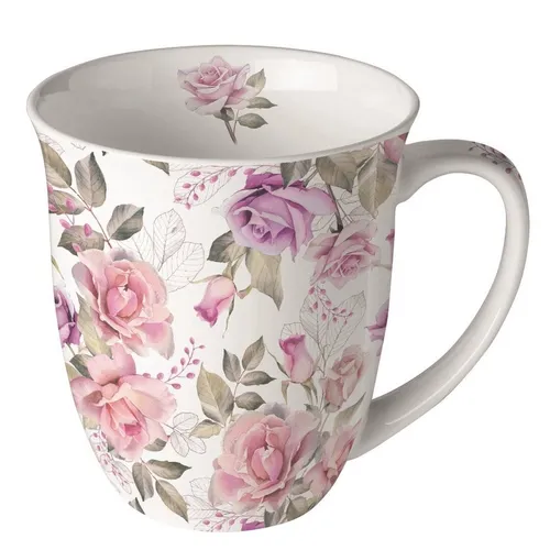 Tasse, Porzellantasse JOSEPHINE / Rosen 0,4l by Ambiente von Ambiente