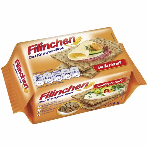 Produktbild Filinchen das Knusperbrot Ballaststoff 75g