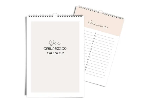 Geburtstagskalender von heaven+paper