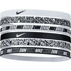 Nike Unisex Printed Headbands Assorted 6PK schwarz 48.6 in schwarz von Nike