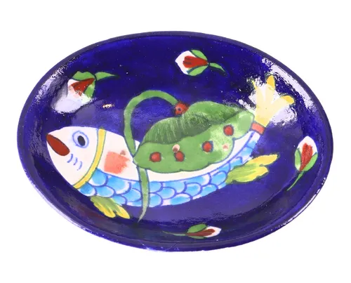 Handbemalte Keramikseifenschale - Modell 5 - 3*13*10 cm