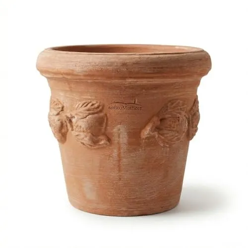 Blumentopf Terrakotta Pflanzgefäß Liscio Toscana von Teramico