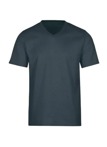 Trigema Herren T-Shirt 637203 - Grau (Anthrazit 018), Gr. Medium - T-Shirts für Herren, bietet ein angenehmes Tragegefühl und eine weiche Haptik in eleganter Optik mit regulärer Passform.