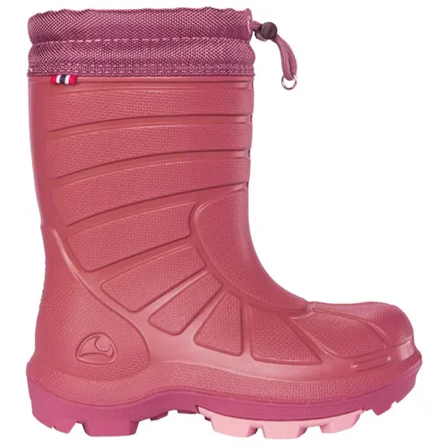 Viking Unisex Kinder Extreme Warm Snow Boot, Pink Dark Pink, 35 EU - Stiefel für Jungen mit Innenfutter aus Wollanteil, perfekt für skandinavische Winter. Schnellschnürung für einfaches An- und Ausziehen sowie extra Zehenverstärkung für zusätzlichen Schutz.