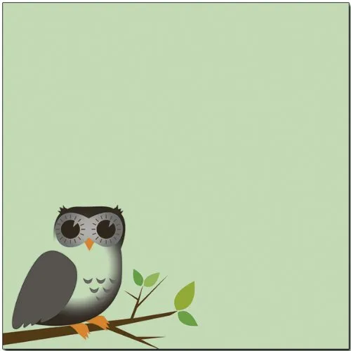 Stück Notizblöcke Miniblöcke Eule mintgrün je 25 Blatt Format 9,8 x 9,8 cm (4 Miniblöcke) 4