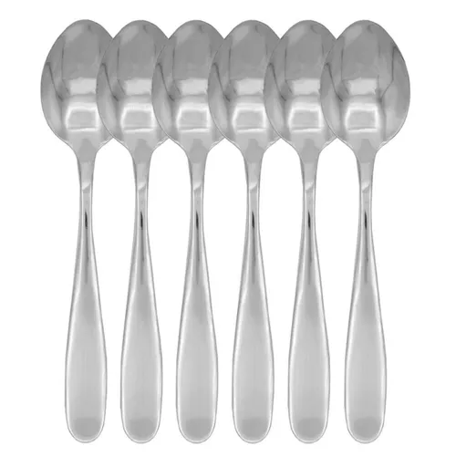 Kaffeelöffel Set Edelstahl 6 Stück Dessertlöffel Teelöffel