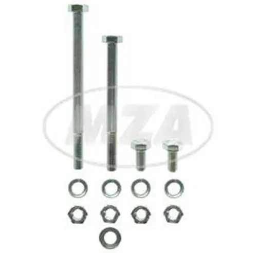 Normteile-Set für Kippständer-Fußrastenträger-Fußbremshebel - für S50, S51, S70