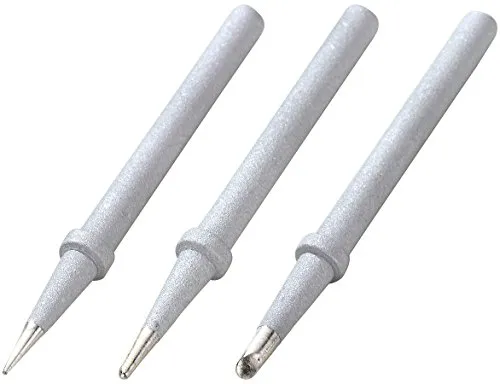 AGT Zubehör zu Lötkolbenspitze: Lötspitzen für AGT Lötstationen NX-5370 und NX-5377, 3er-Set (Ersatzlötspitzen, Lötstation)