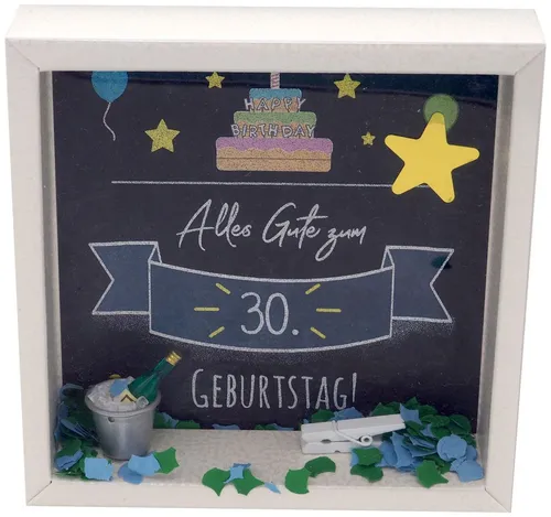 ZauberDeko Geschenkbox Geldgeschenk Verpackung Geburtstag 18 20 30 40 50 Happy Birthday Party