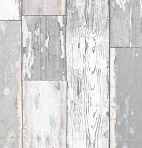 Klebefolie Holzdekor Möbelfolie Holz Scrapwood grau hell 90 cm x 200 cm Selbstklebefolie Dekorfolie