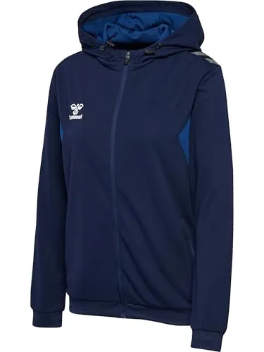 Hummel hmlAUTHENTIC PL ZIP HOODIE WOMAN - Sportjacke aus 100% recyceltem Polyester mit hervorragender Atmungsaktivität und optimalem Feuchtigkeitsmanagement, ideal für aktive Frauen.