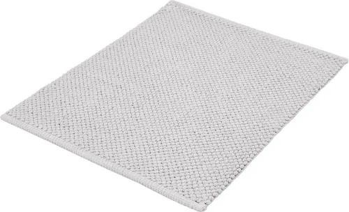 Kleine Wolke Badteppich PUNTO 60x50 cm grau - Elegante Badematte aus 100% Baumwolle, ideal für Ihr Badezimmer. Mit einer kompakten Größe von 60x50 cm bietet sie Komfort und Stil.
