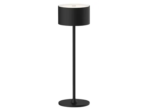ELED 700400 - Dimmbar Akku-Tischleuchte in Schwarz - Tischleuchten, Möbelleuchten - Flexibles Licht mit bis zu 48 Stunden Akkulaufzeit, ideal für Innen- und Außenbereich.