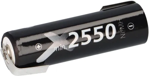 1x XCell Mignon Akku AA LSD Plus Ni-MH 1,2V 2550 mAh low self-discharge Lötfahne