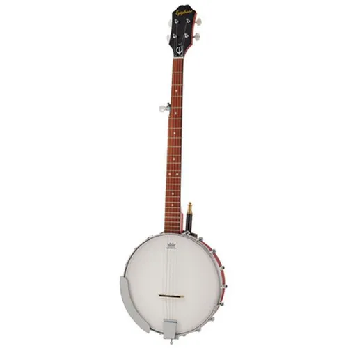 Epiphone MB-100 Banjo - 5-saitiges Banjo mit offener Rückseite, aus hochwertigem Mahagoni und Palisander-Griffbrett für exzellenten Klang und Spielkomfort.