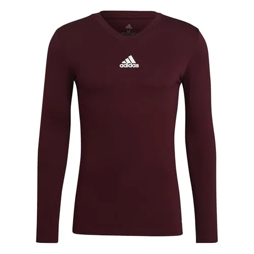 adidas Men's Team Base Tee, Team Maroon, M in braun von adidas