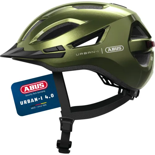 Abus Urban-I 4.0 Fahrradhelm 54-58 cm in grün von ABUS