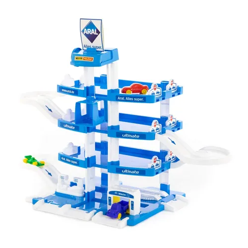 WADER QUALITY TOYS Spielzeug-Auto Garage ARAL