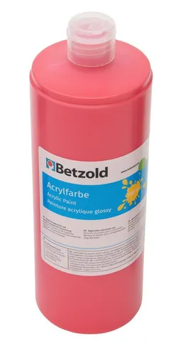 Betzold Acrylfarbe Acrylfarbe 1 l - Hohe Deckkraft mit Glanzeffekt, Wasserfest