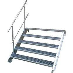 Stahltreppe 5 Stufen