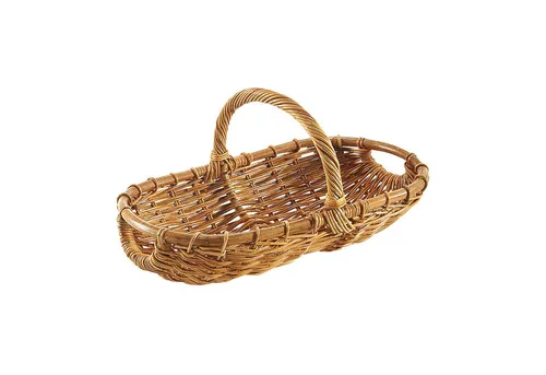 Kobolo Einkaufskorb Erntekorb Korb - geflochtenes Rattan - lacak, 25 l