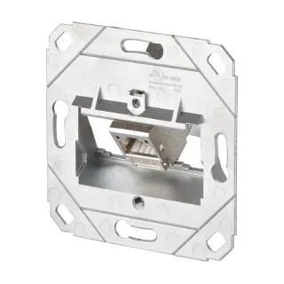 Metz Connect Anschlussdose ISO/IEC Cat.6A Modul 1 Port 270°M UP0