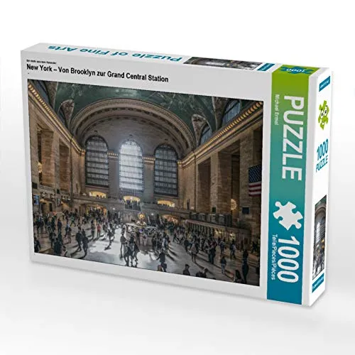 CALVENDO Puzzle New York – Von Brooklyn zur Grand Central Station